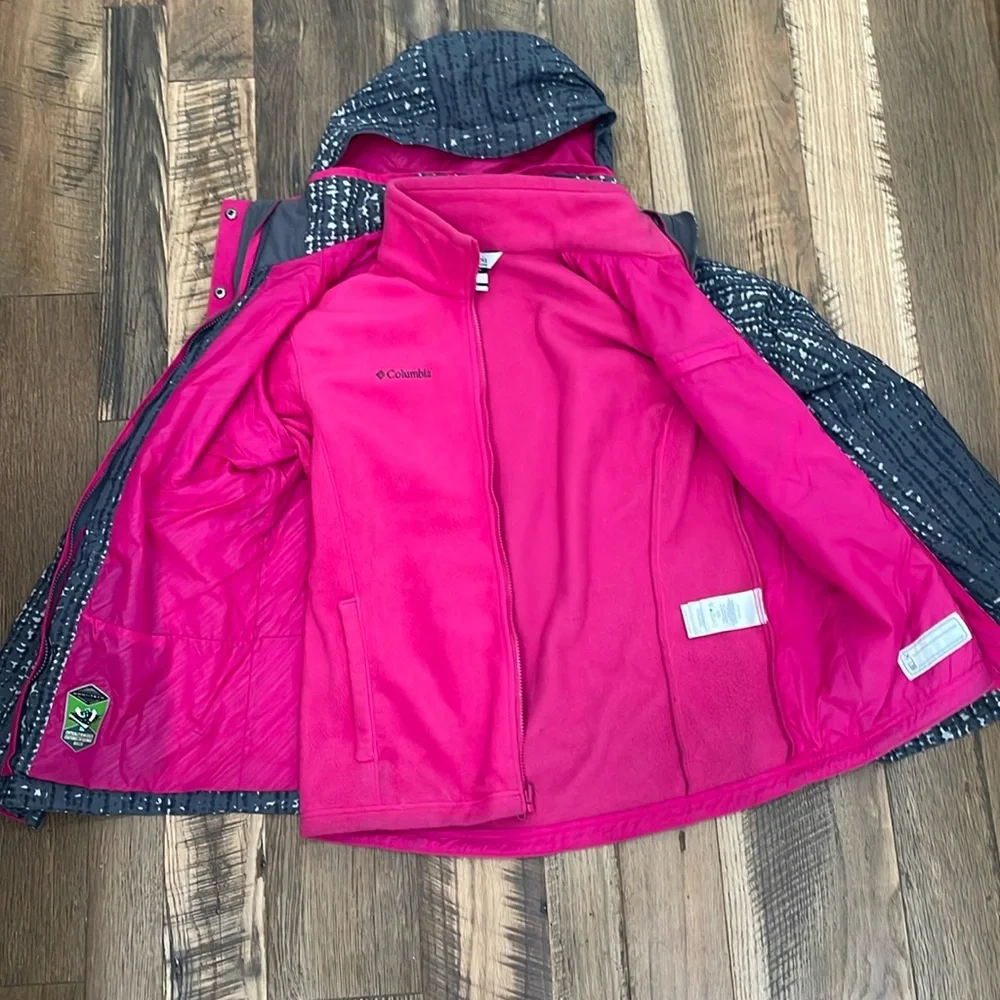 Columbia 2pc Interchange winter coat jacket girl 18-20